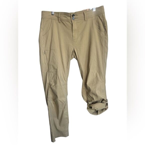 Prana Halle straight leg convertible pants size 14 hiking gorpcorp camping camp - Picture 2 of 8